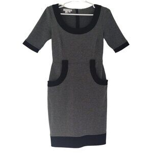 LONDON TIMES, vestido midi, mangas 3/4, de poliester, Rayon y spandex, talla 6